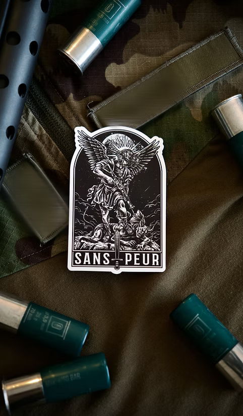 Tactical St. Michael Sticker