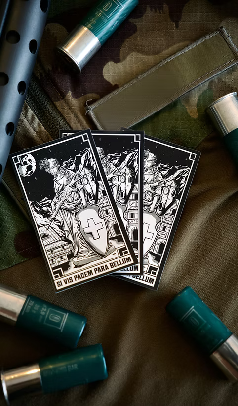 Tactical Helvetia Sticker